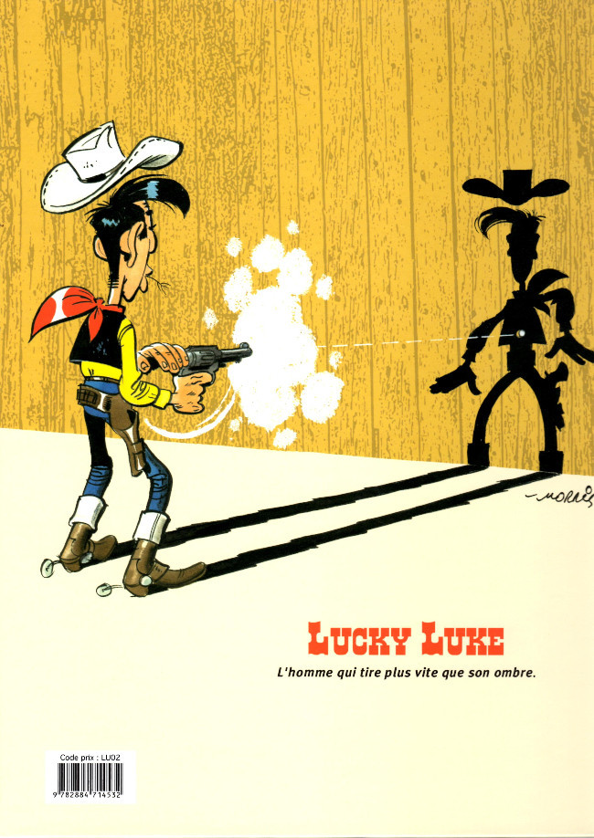 Verso de l'album Les aventures de Lucky Luke Tome 8 Un cow-boy à Paris