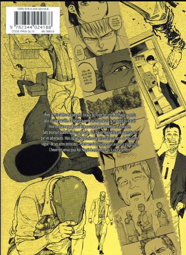 Verso de l'album Ajin : Semi-Humain 10