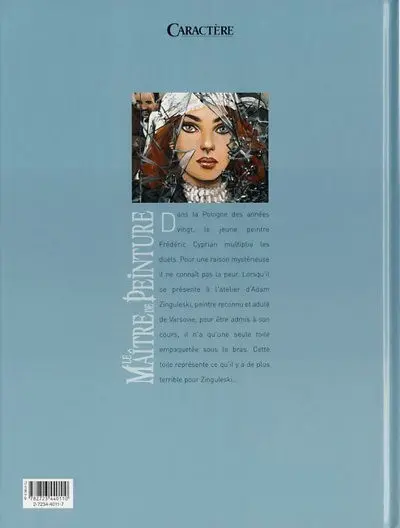 Verso de l'album Le Maître de peinture Tome 1 Eliza