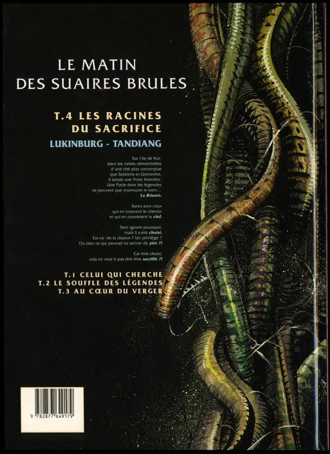 Verso de l'album Le Matin des suaires brûlés Tome 4 Les Racines du Sacrifice