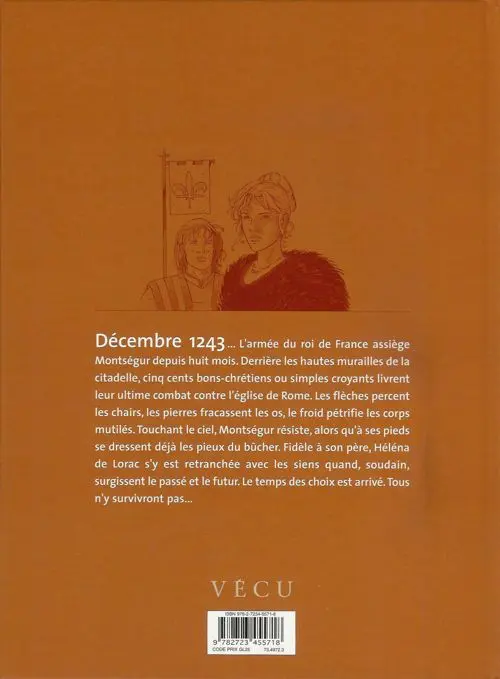 Verso de l'album Mémoire de Cendres Tome 10 Le bûcher
