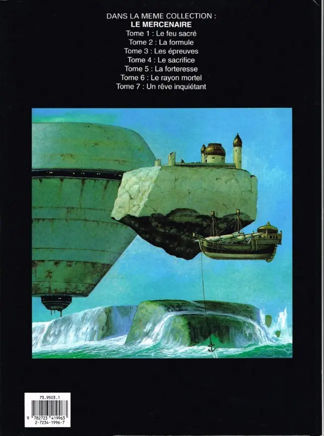Verso de l'album Le Mercenaire Tome 7 Un rêve inquiétant