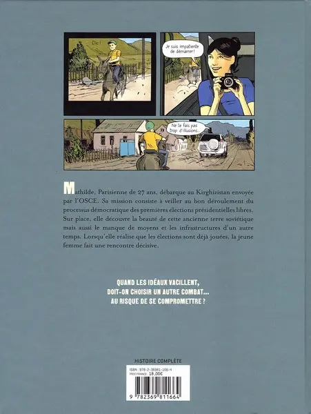 Verso de l'album L'Observatrice 10 juillet 2005 : ébauche d'une démocratie