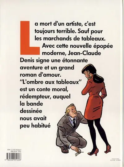 Verso de l'album L'Ombre aux tableaux