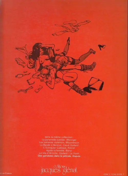 Verso de l'album Pantzie Des gondoles dans le pétrole