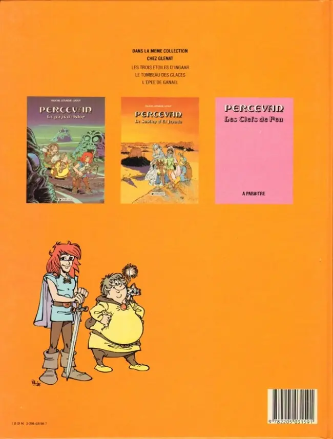 Verso de l'album Percevan Tome 5 Le sablier d'El Jerada