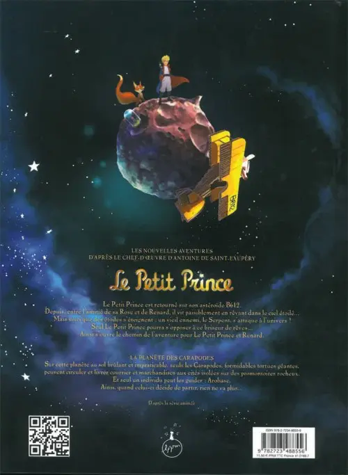 Verso de l'album Le Petit Prince - Les Nouvelles Aventures Tome 8 La Planète des Caropodes