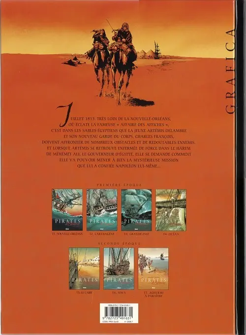 Verso de l'album Les Pirates de Barataria Tome 6 Siwa