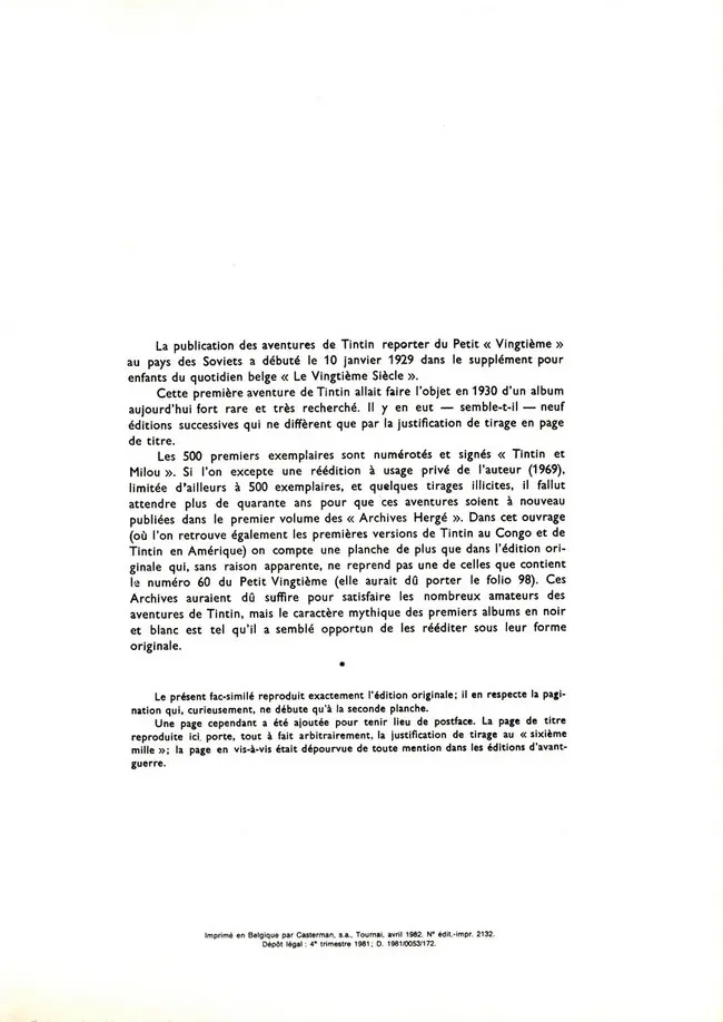 Autre de l'album Tintin Tome 1 Tintin Reporter du Petit Vingtième au pays des Soviets