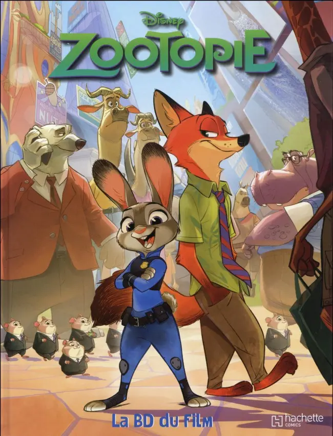 Couverture de l'album Zootopie 1 La BD du film