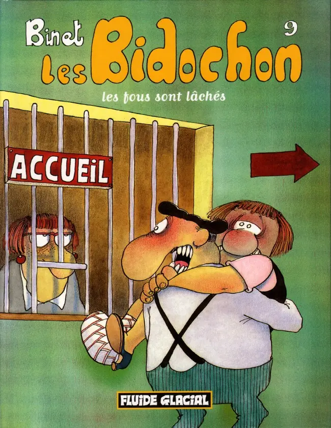 Couverture de l'album Les Bidochon Tome 9 Les fous sont lâchés