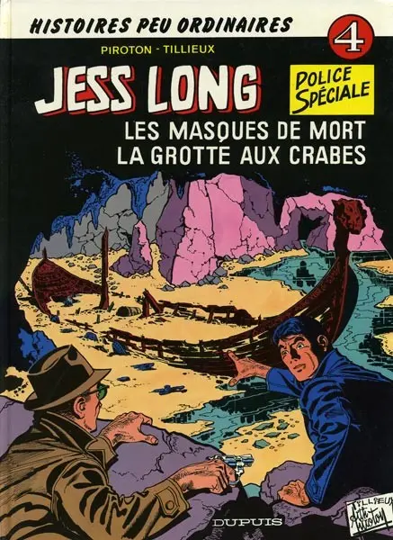 Couverture de l'album Jess Long Tome 4 Les masques de mort - La grotte aux crabes