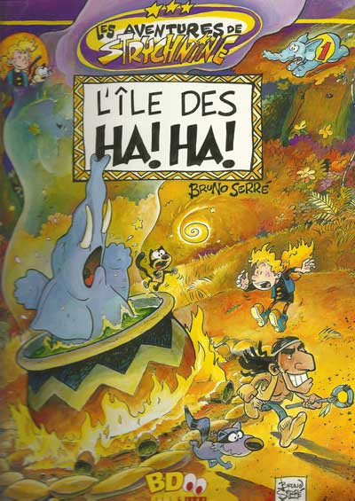 Couverture de l'album Les aventures de Strychnine Tome 1 L'Île des Ha ! Ha !