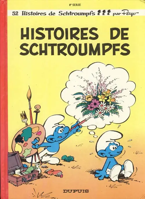 Couverture de l'album Les Schtroumpfs Tome 8 Histoires de Schtroumpfs