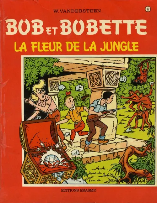 Couverture de l'album Bob et Bobette Tome 97 La fleur de la jungle