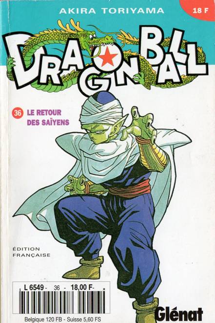 Couverture de l'album Dragon Ball Tome 36 Le retour des Saïyens