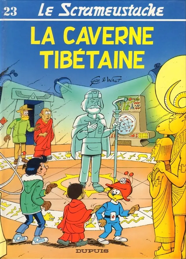 Couverture de l'album Le Scrameustache Tome 23 La caverne tibétaine