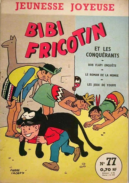Couverture de l'album Bibi Fricotin Tome 77 Bibi Fricotin et les conquérants