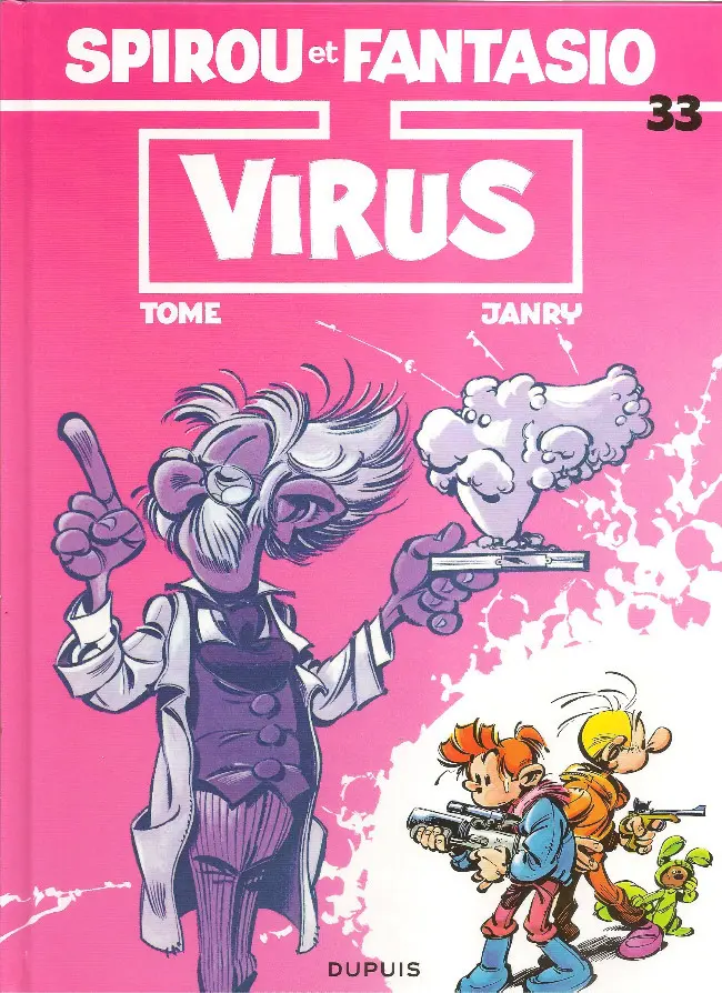 Couverture de l'album Spirou et Fantasio Tome 33 Virus