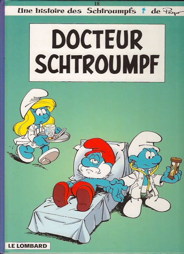 Couverture de l'album Les Schtroumpfs Tome 18 Docteur schtroumpf