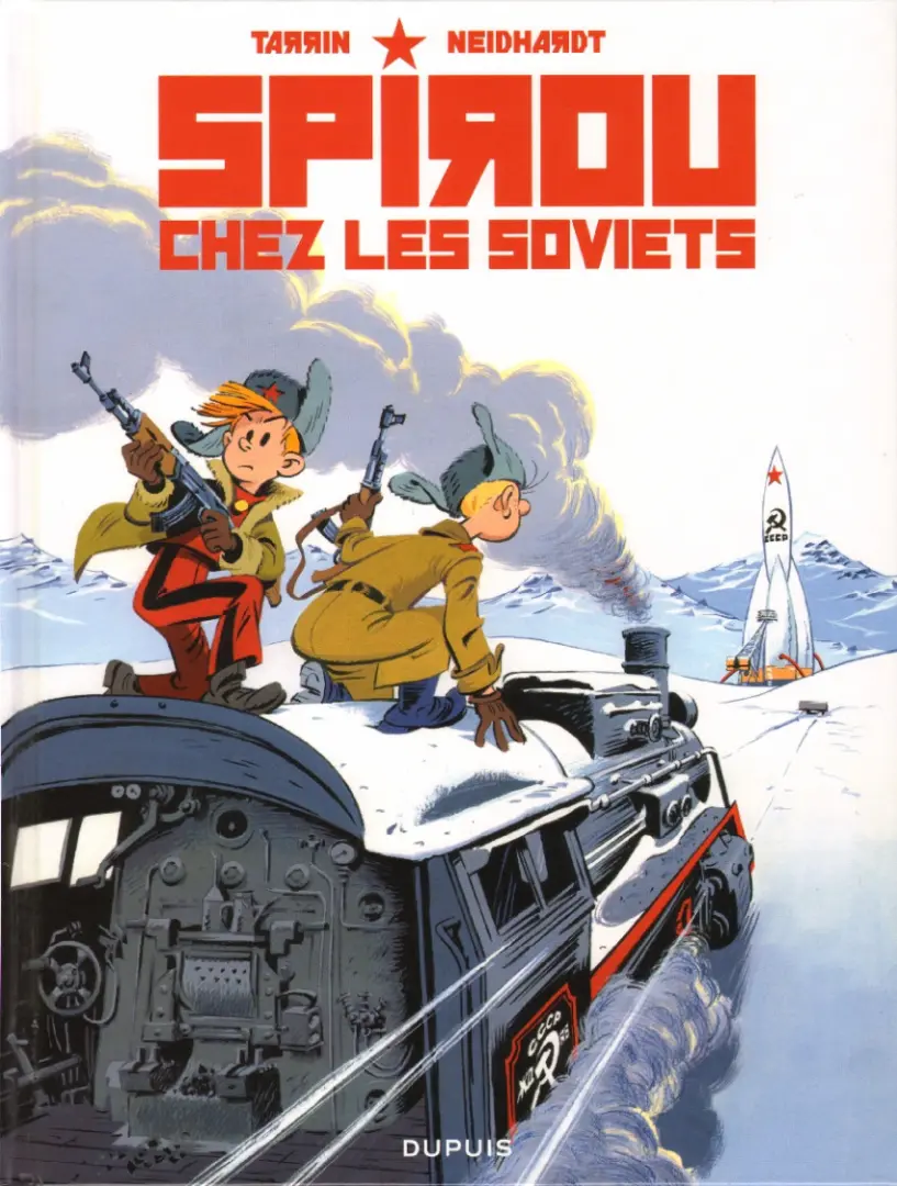 Couverture de l'album Spirou et Fantasio - Une aventure de... / Le Spirou de... Tome 16 Spirou chez les soviets
