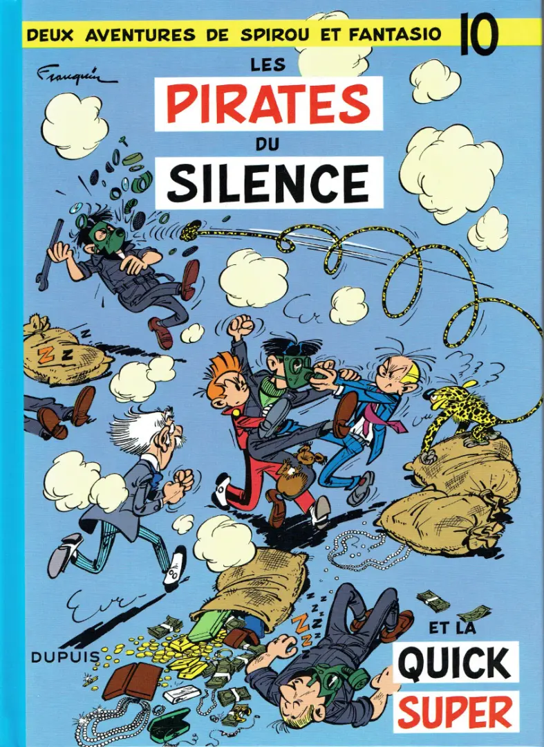 Couverture de l'album Spirou et Fantasio Tome 10 Les pirates du silence