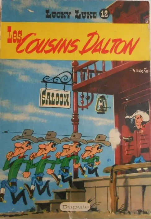 Couverture de l'album Lucky Luke Tome 12 Les cousins Dalton