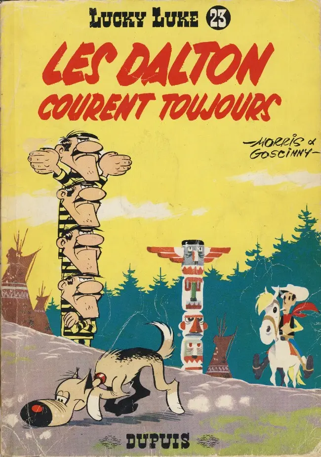Couverture de l'album Lucky Luke Tome 23 Les Dalton courent toujours