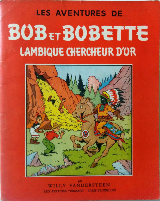 Couverture de l'album Bob et Bobette Tome 1 Lambique chercheur d'or