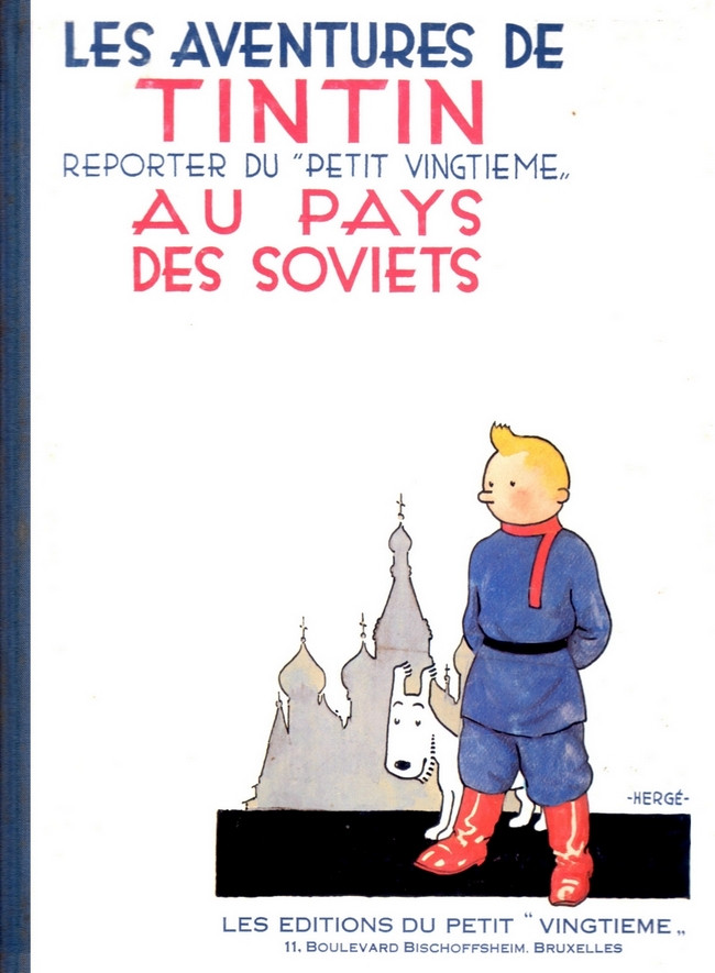 Couverture de l'album Tintin Tome 1 Tintin Reporter du Petit Vingtième au pays des Soviets