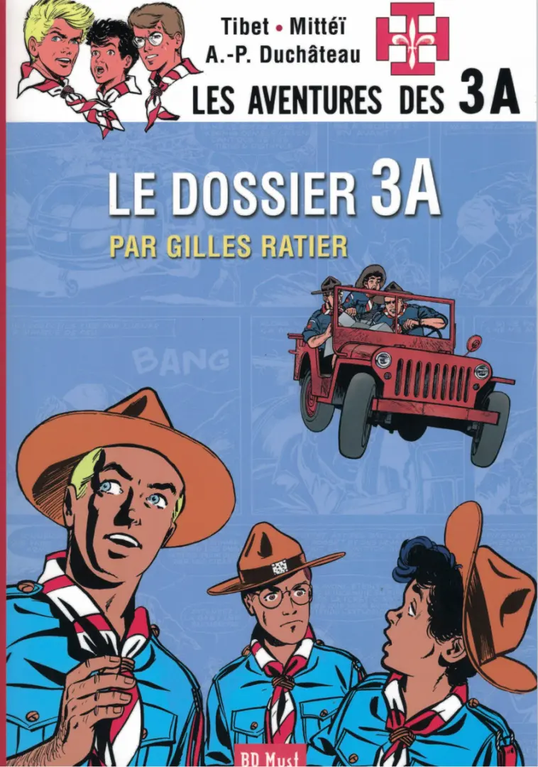 Couverture de l'album Les aventures des 3 A Tome 10 Le Dossier 3A
