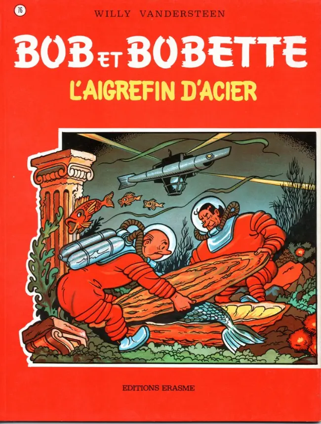 Couverture de l'album Bob et Bobette Tome 76 L'aigrefin d'acier