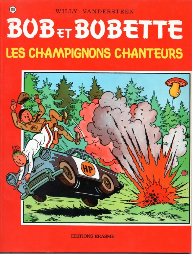 Couverture de l'album Bob et Bobette Tome 110 Les champignons chanteurs