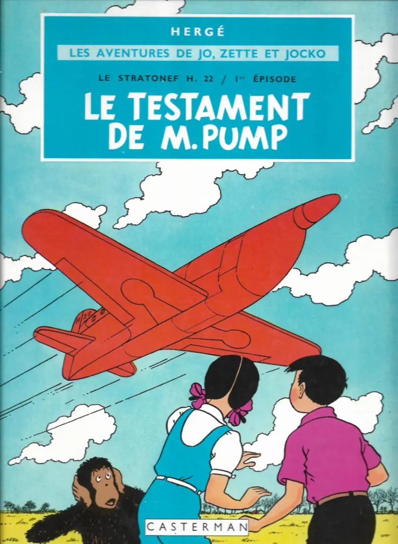 Couverture de l'album Les Aventures de Jo, Zette et Jocko Tome 1 Le testament de M. Pump
