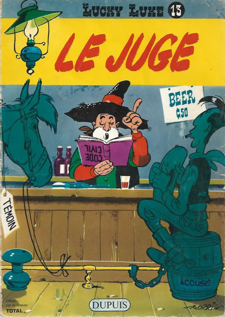 Couverture de l'album Lucky Luke Tome 13 Le juge