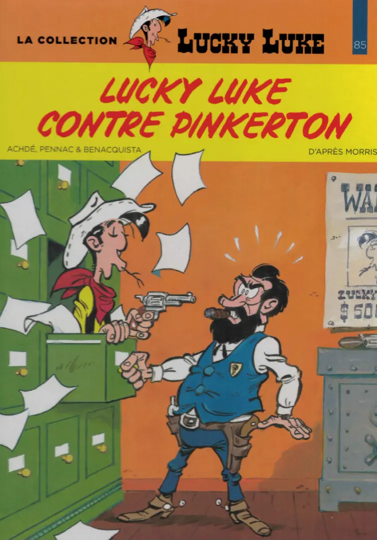 Couverture de l'album Lucky Luke La collection Tome 85 Lucky Luke contre Pinkerton