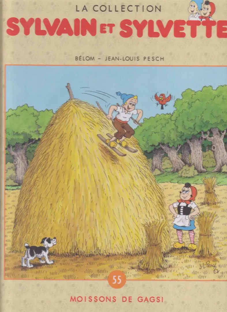 Couverture de l'album Sylvain et Sylvette Tome 55 Moissons de gags !