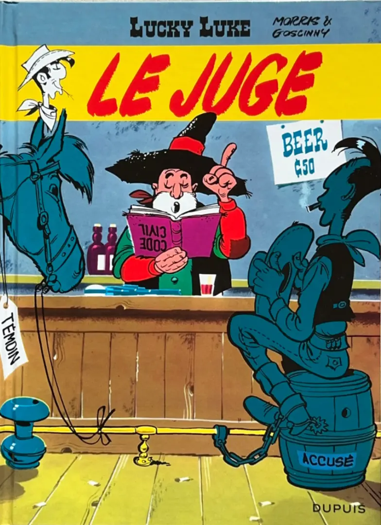 Couverture de l'album Lucky Luke Tome 13 Le juge