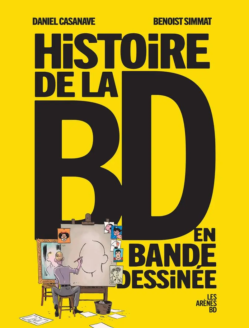 Couverture de l'album Histoire de la BD en Bande Dessinée