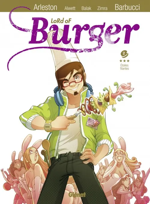 Couverture de l'album Lord of Burger Tome 2 Étoiles Filantes