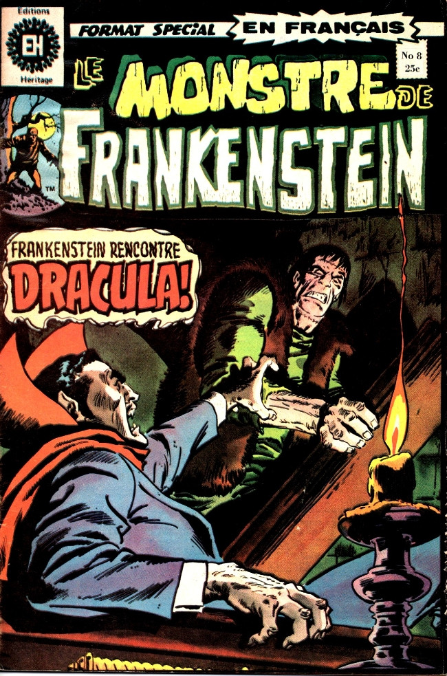 Couverture de l'album Le Monstre de Frankenstein Tome 8 Mon nom est... Dracula
