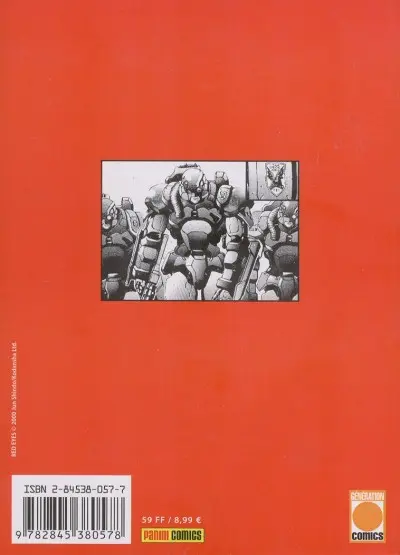 Verso de l'album Red Eyes 01
