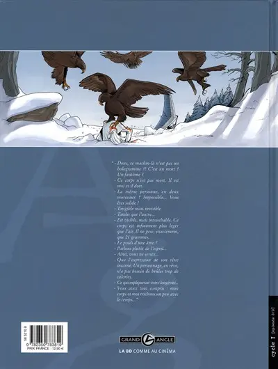 Verso de l'album Le sceau de l'Ange Tome 3