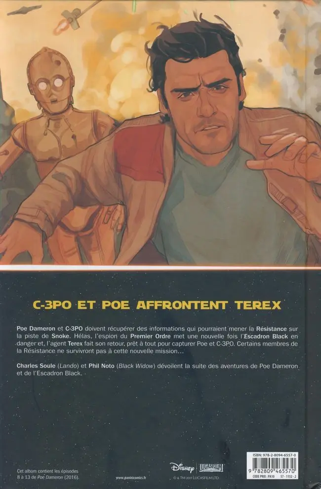 Verso de l'album Star Wars - Poe Dameron Tome 3 La tempête approche