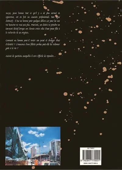 Verso de l'album Strain Tome 1 Les liens du sang
