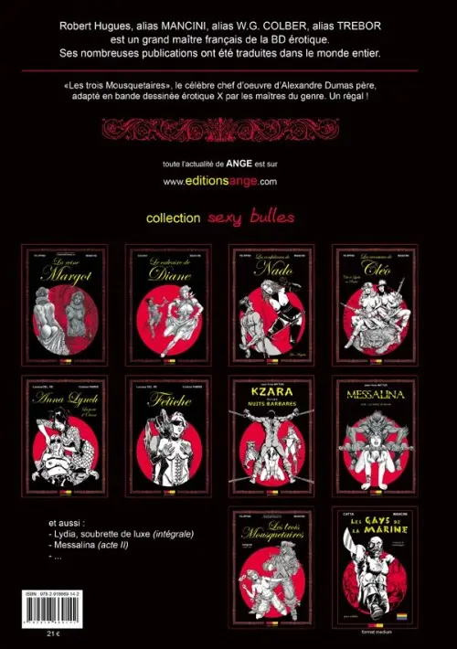 Verso de l'album Les Trois Mousquetaires Intégrale (tomes 1 et 2)