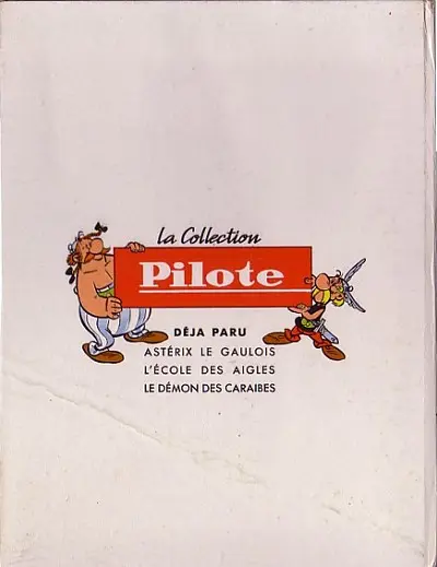 Verso de l'album Astérix Tome 1 Astérix le gaulois