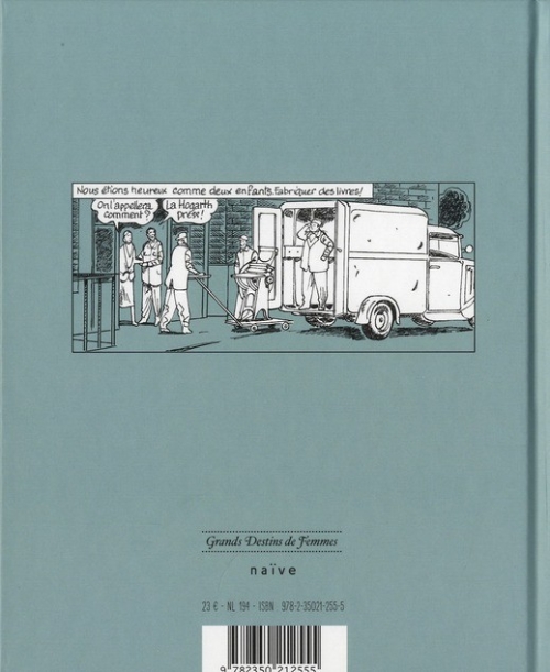 Verso de l'album Virginia Woolf