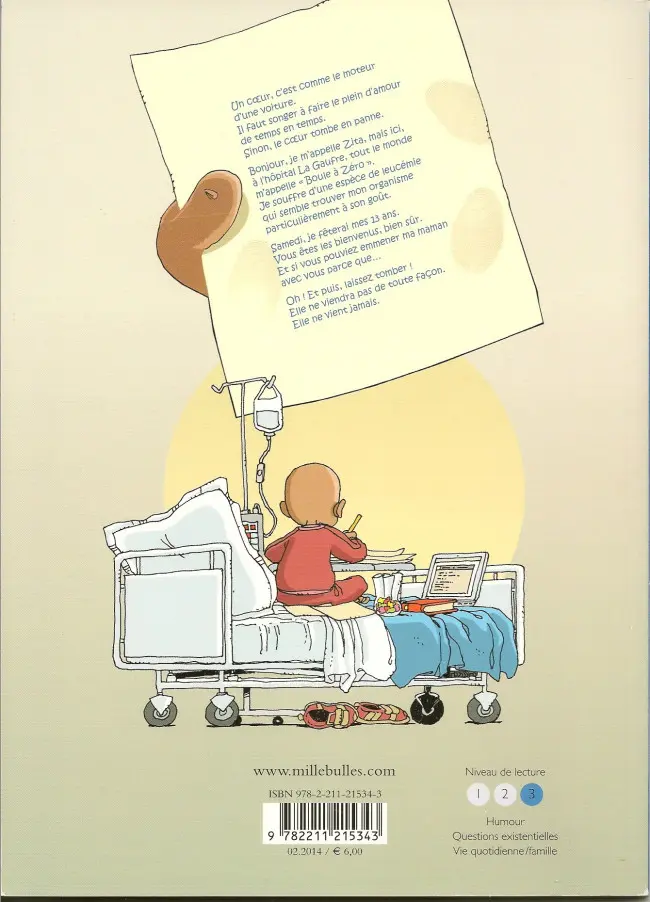 Verso de l'album Boule à zéro Tome 1 Petit cœur chômeur
