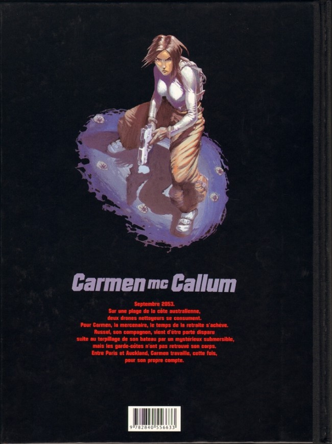Verso de l'album Carmen Mc Callum Tome 6 Le sixième doigt du Pendjab